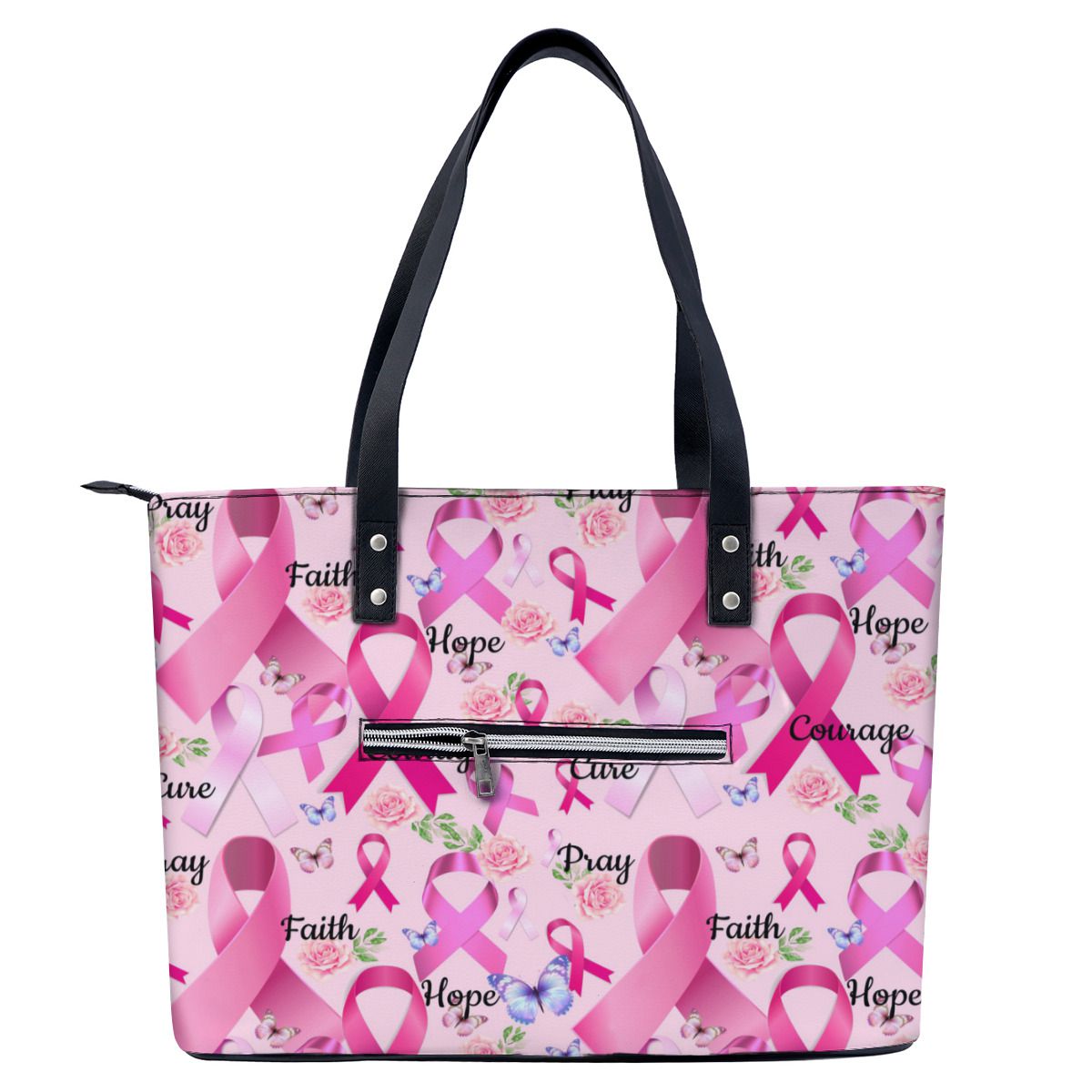 Pink Ribbon Breast Cancer Shoulder Bag No.VCT5VP