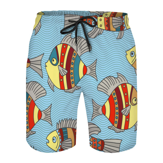 Fish 03 Men's Swim Trunks No.6SUPGV