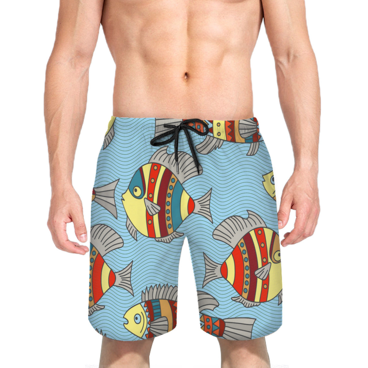 Fish 03 Men's Swim Trunks No.6SUPGV