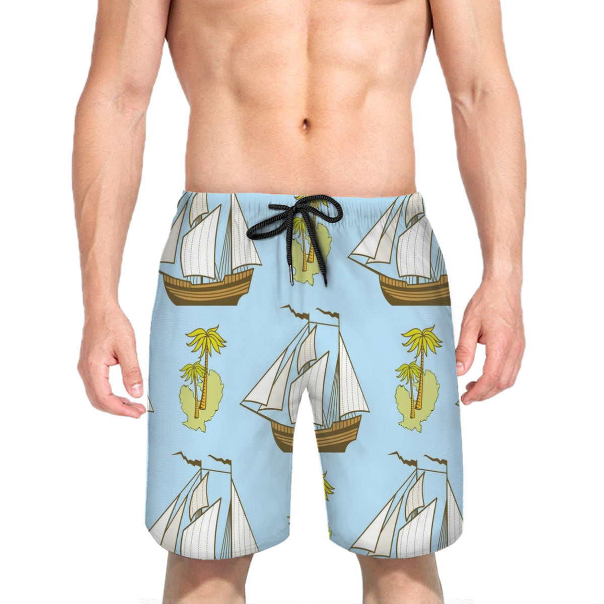 Hawaii Pattern 032 Men's Swim Trunks No.6TXHFU