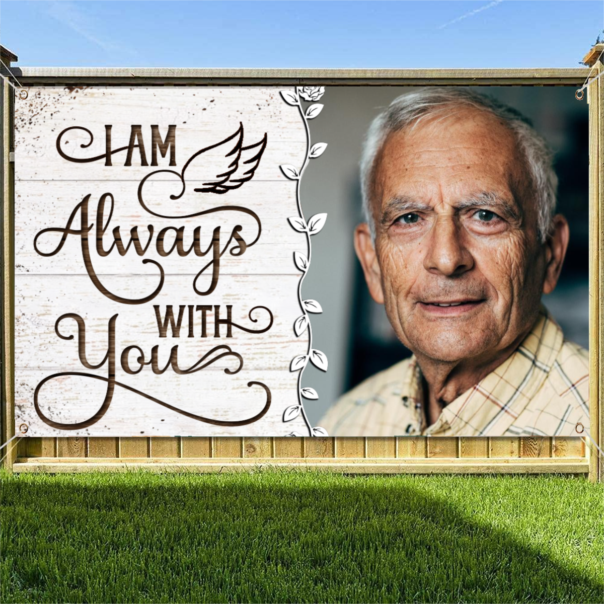 Vintage Photo Memorial Personalized Banner