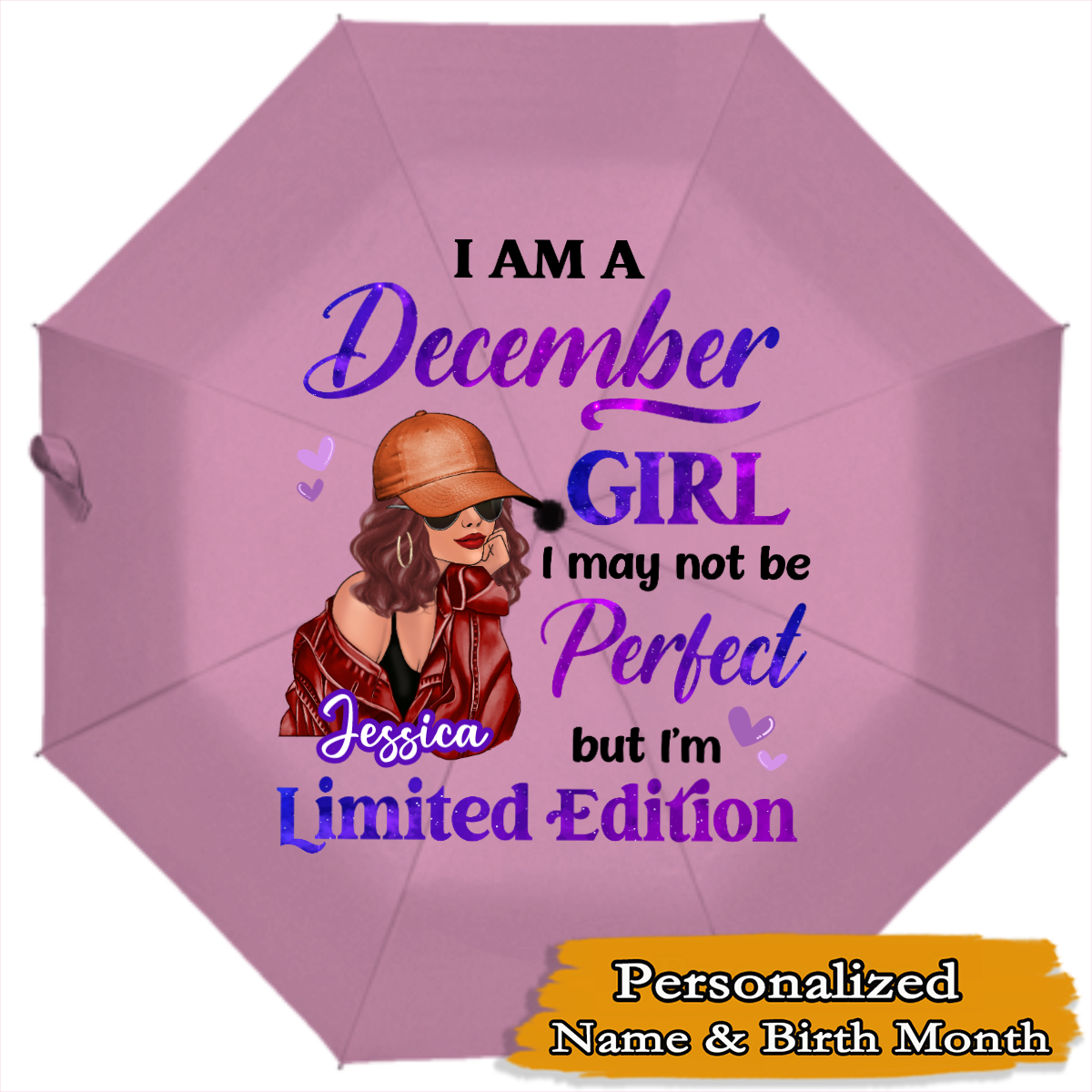 誕生日プレゼント 誕生月 ファッション 女の子 限定版 パーソナライズ 自動折りたたみ傘