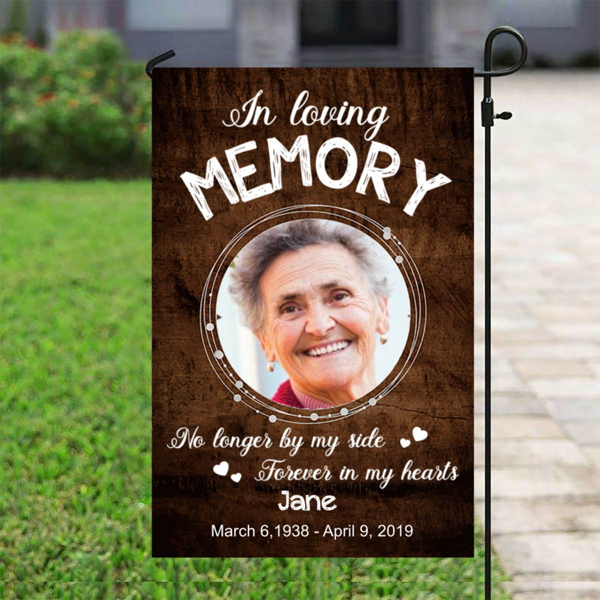 In Loving Memory Memorial Garden Flag