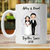 Couple Together Since Wedding Chibi Honeymoon Anniversary Personalized Mug (Double-sided Printing)