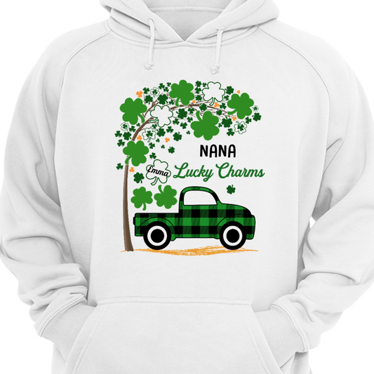 Personalized Grandma Patrick's Day Hoodie Sweatshirt