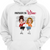 Doll Besties Partners In Wine Personalized Hoodie Sweatshirt