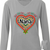 Christmas Rainbow Heart Mom Grandma Personalized Long Sleeve Shirt