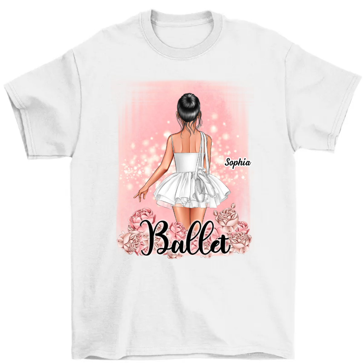 Gifts For Gymnast/ Ballerina/ Dancer-Personalized T-Shirt