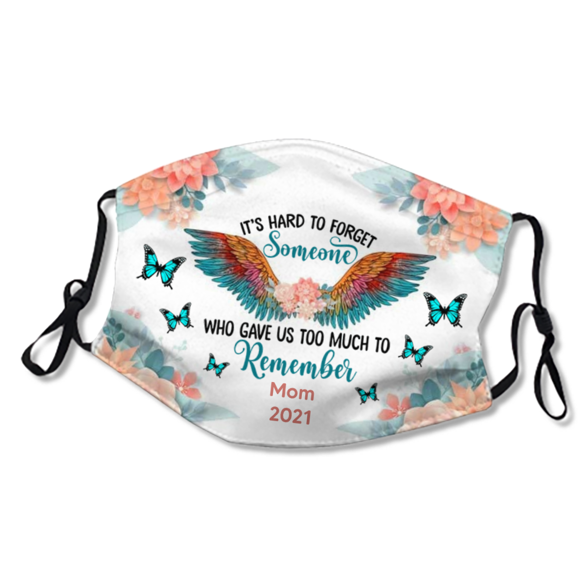 Butterflies And Wings Memorial Personalized Masks