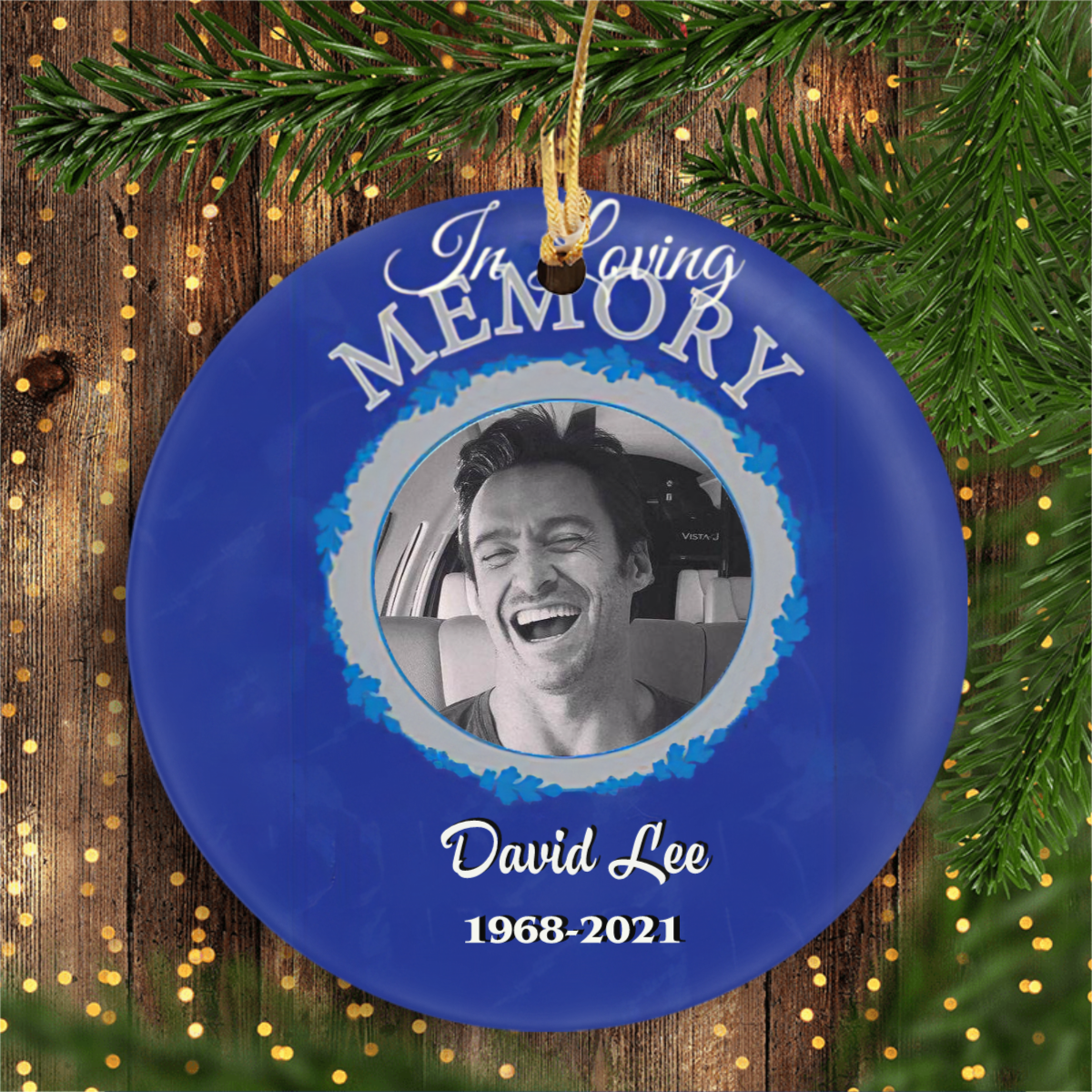 In Loving Memory – Personalized Photo Memorial Ornaments