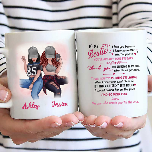 To My Selfie Bestie Personalized Mug