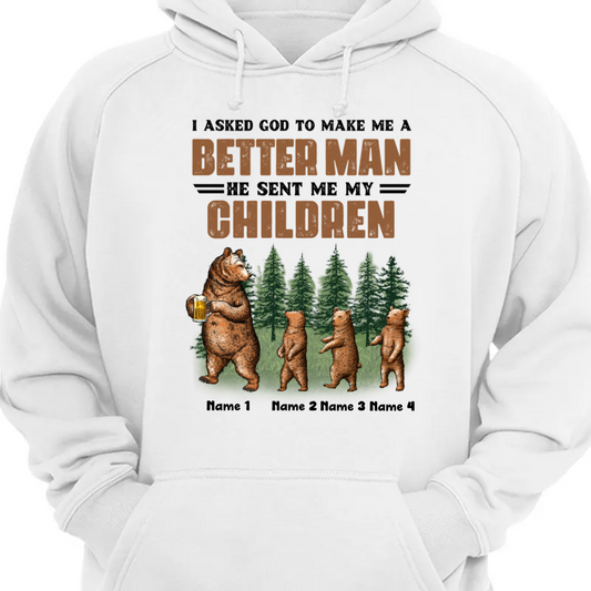 Dad Grandpa Bear Hoodie Sweatshirt