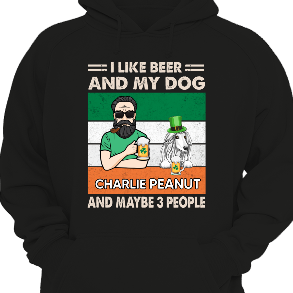 Old Man Beer St Patrick‘s Day Hoodie Sweatshirt