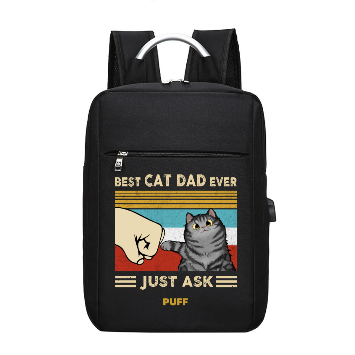 Best Cat Dad/Mom Ever Just Ask Personalized Laptop Backpack