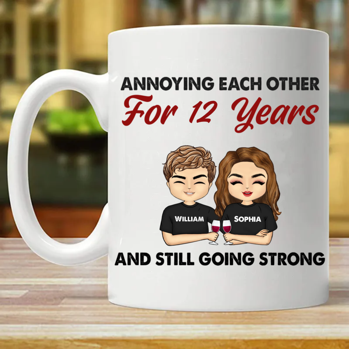 Annoying Each Other For Years And Still Going Strong - Couple Gift - Personalized Custom Mug (Double-sided Printing)