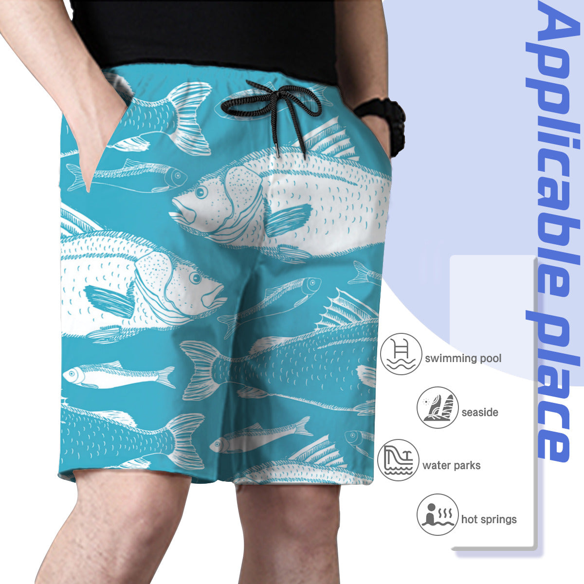 Fish Men's Swim Trunks No.79KMRS