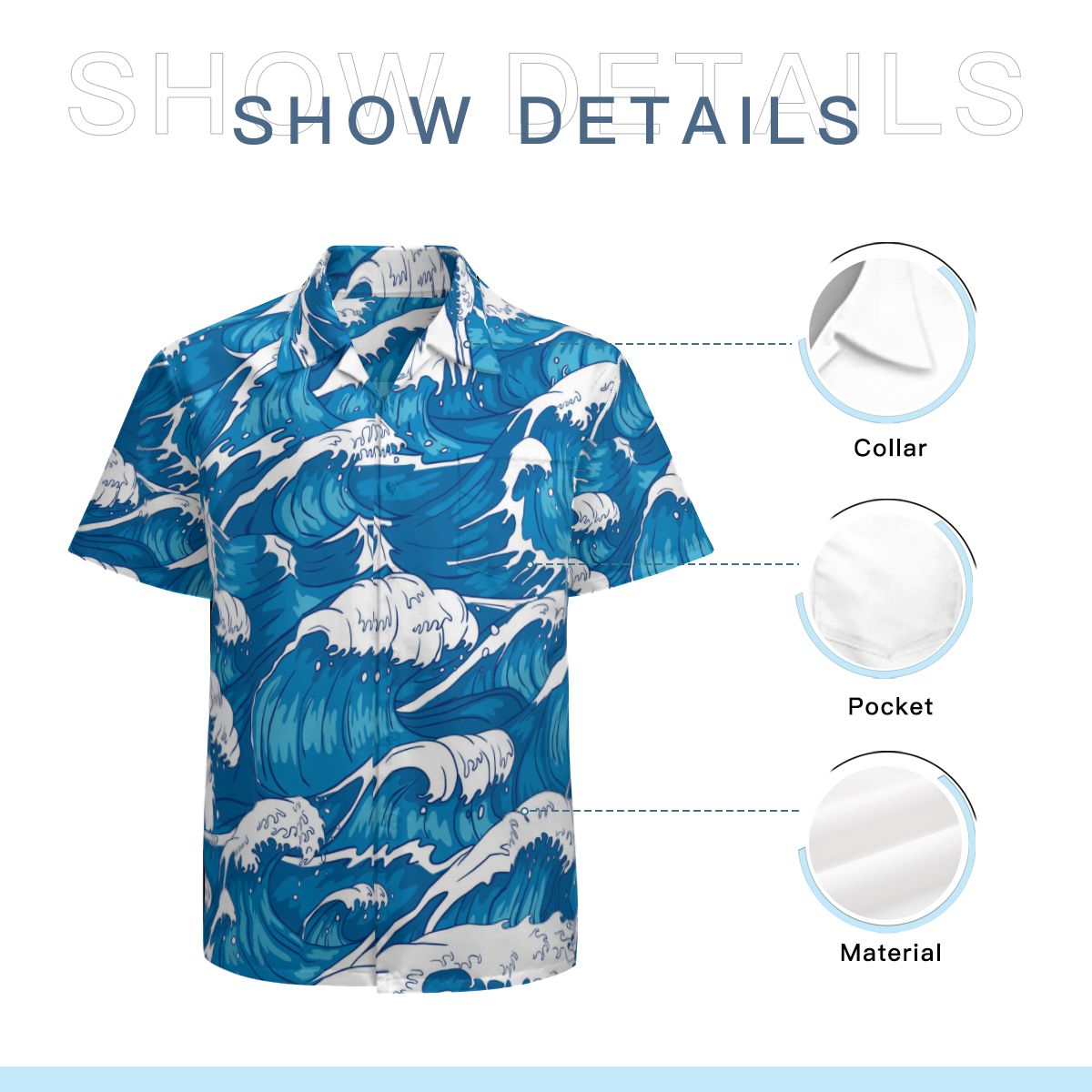 Hawaii Pattern 044 Hawaiian Shirts No.7LGJSW