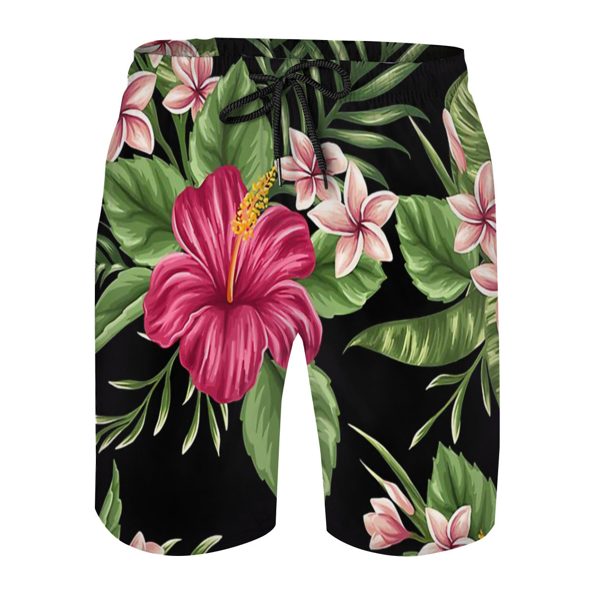 Tropical Flowers Graphic Men's Swim Trunks No.7XE7IL
