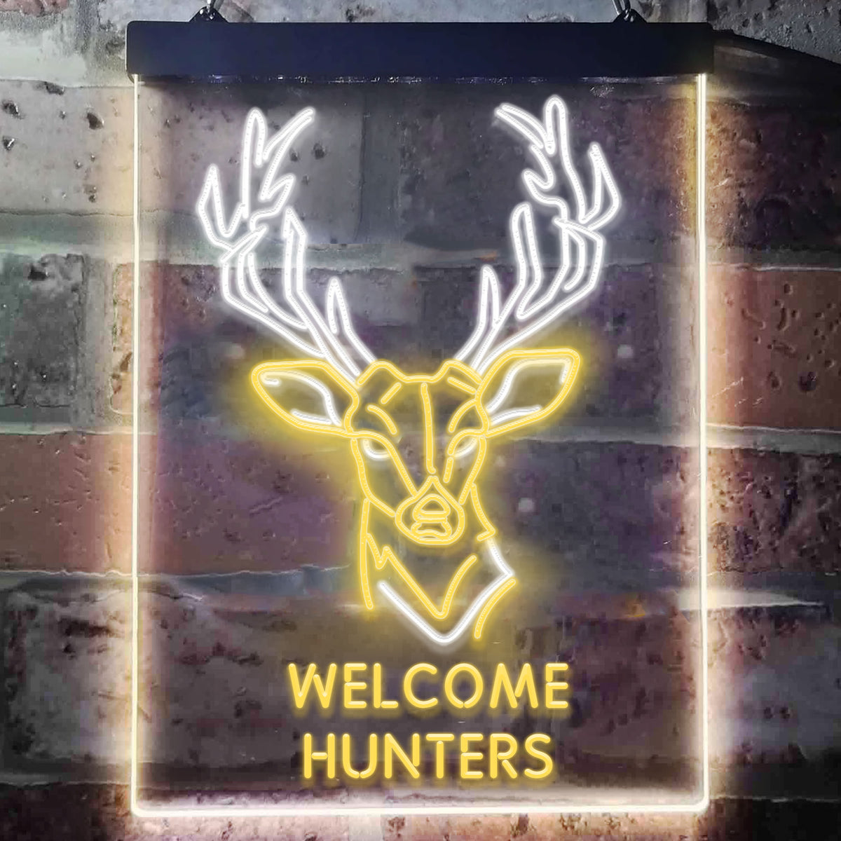 Hunters Deer Buck Stag Neon Light LED Sign YeCustom