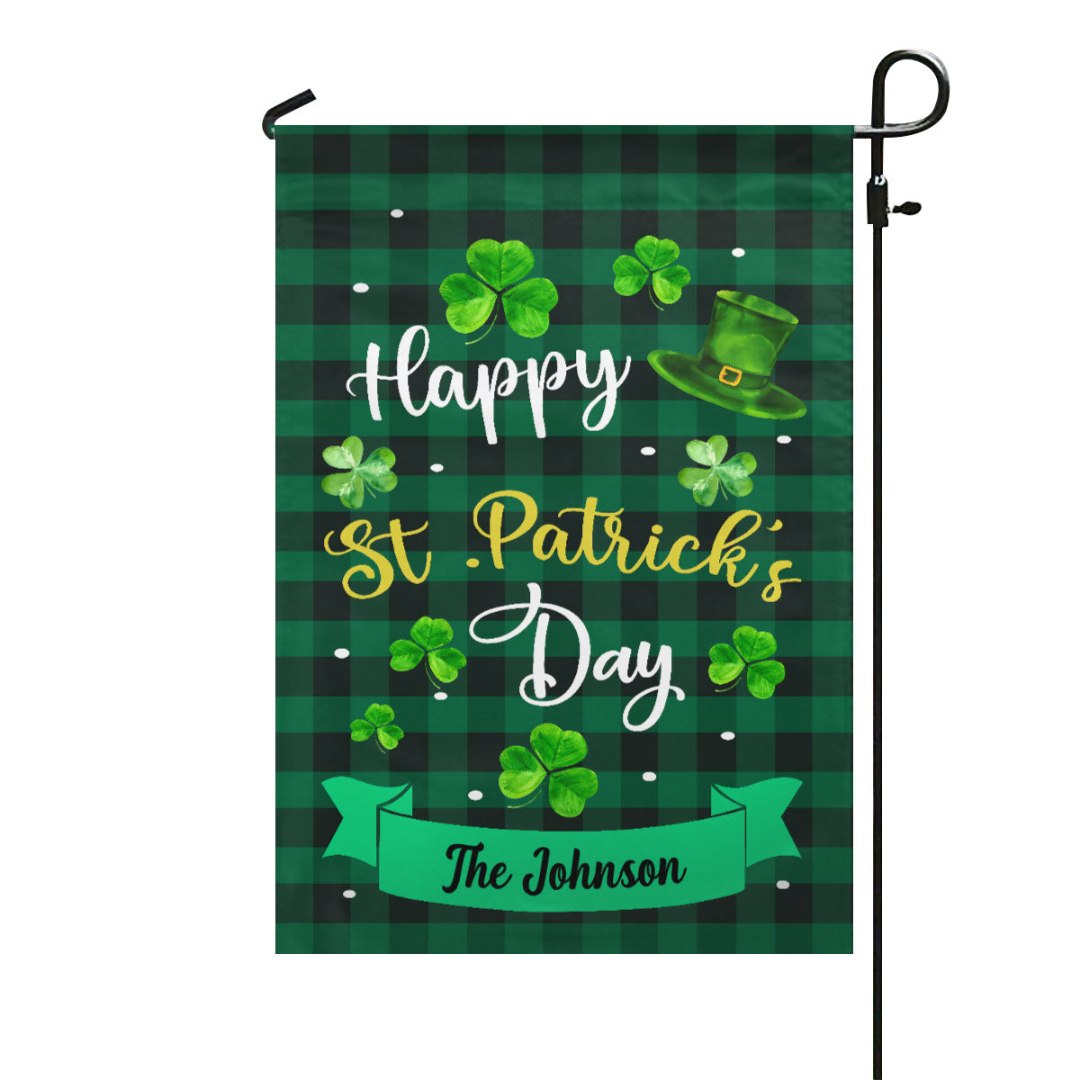 Happy St Patrick's Day Custom Garden Flag