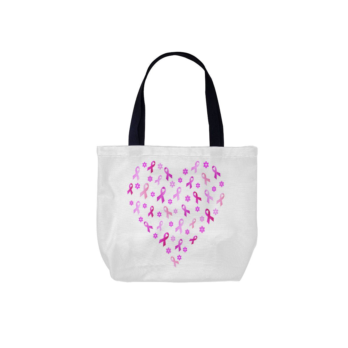 Breast Cancer Pink Ribbon Canvas Bag No.3PL85D