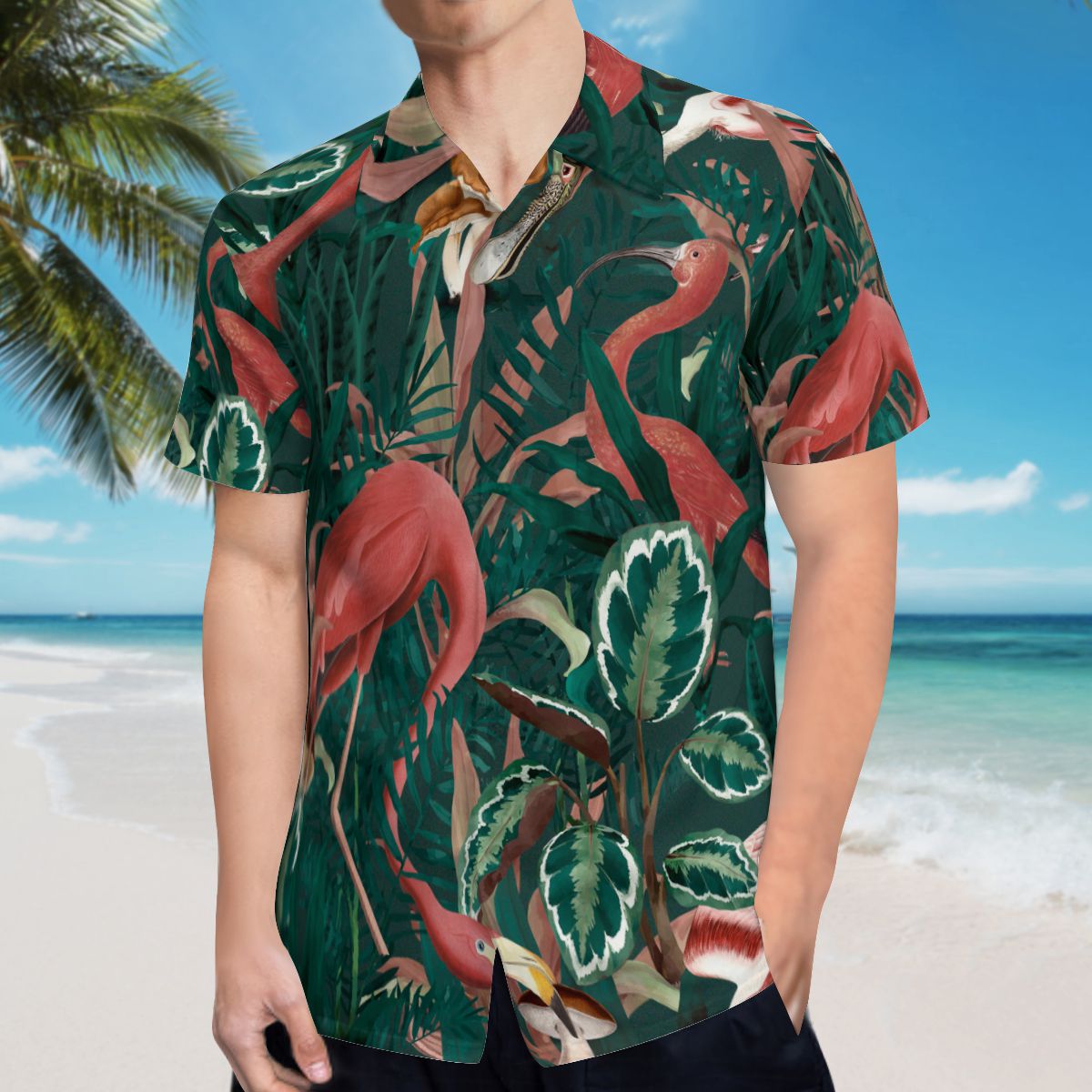 Flamingo 12 Hawaiian Shirts No.8OPYCA