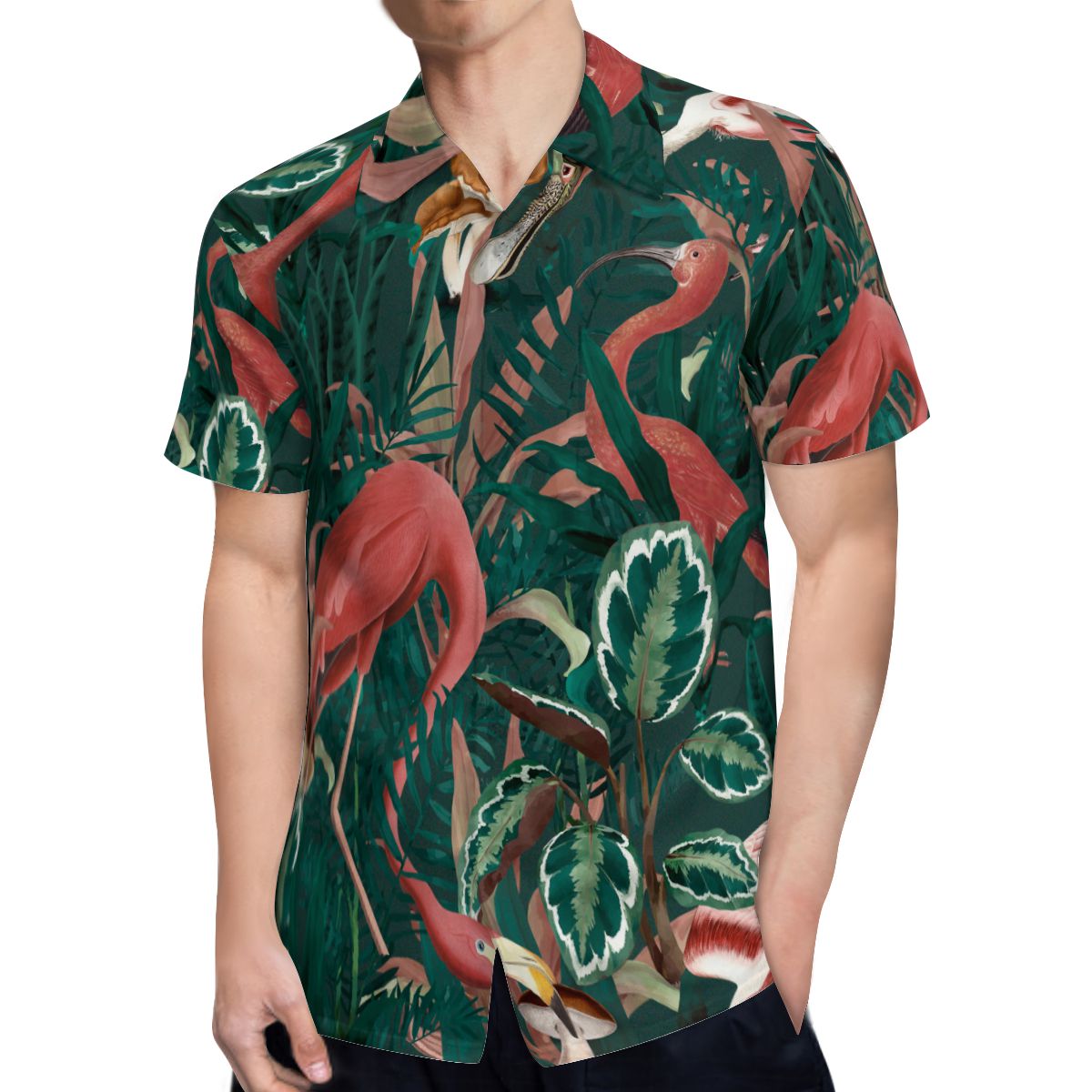 Flamingo 12 Hawaiian Shirts No.8OPYCA