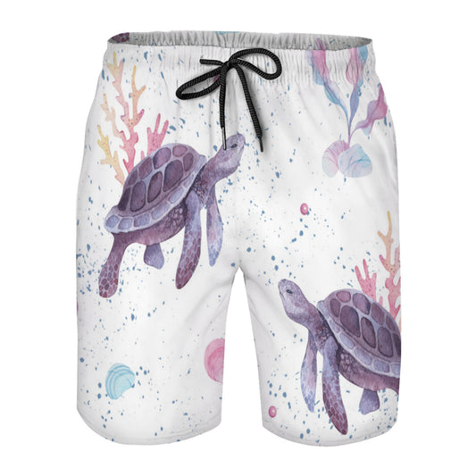 Coral Shells Men's Swim Trunks No.8PXQZA