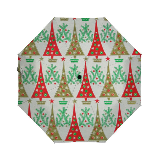 1950S Cartoon Christmas Umbrella No.8V2O3G