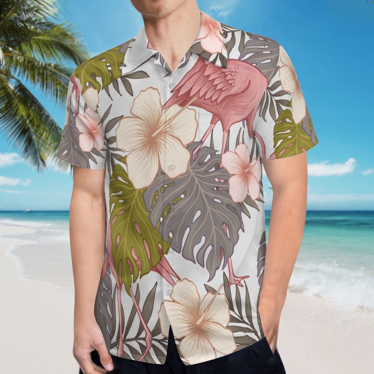 Flamingo 06 Hawaiian Shirts No.92Z3RT