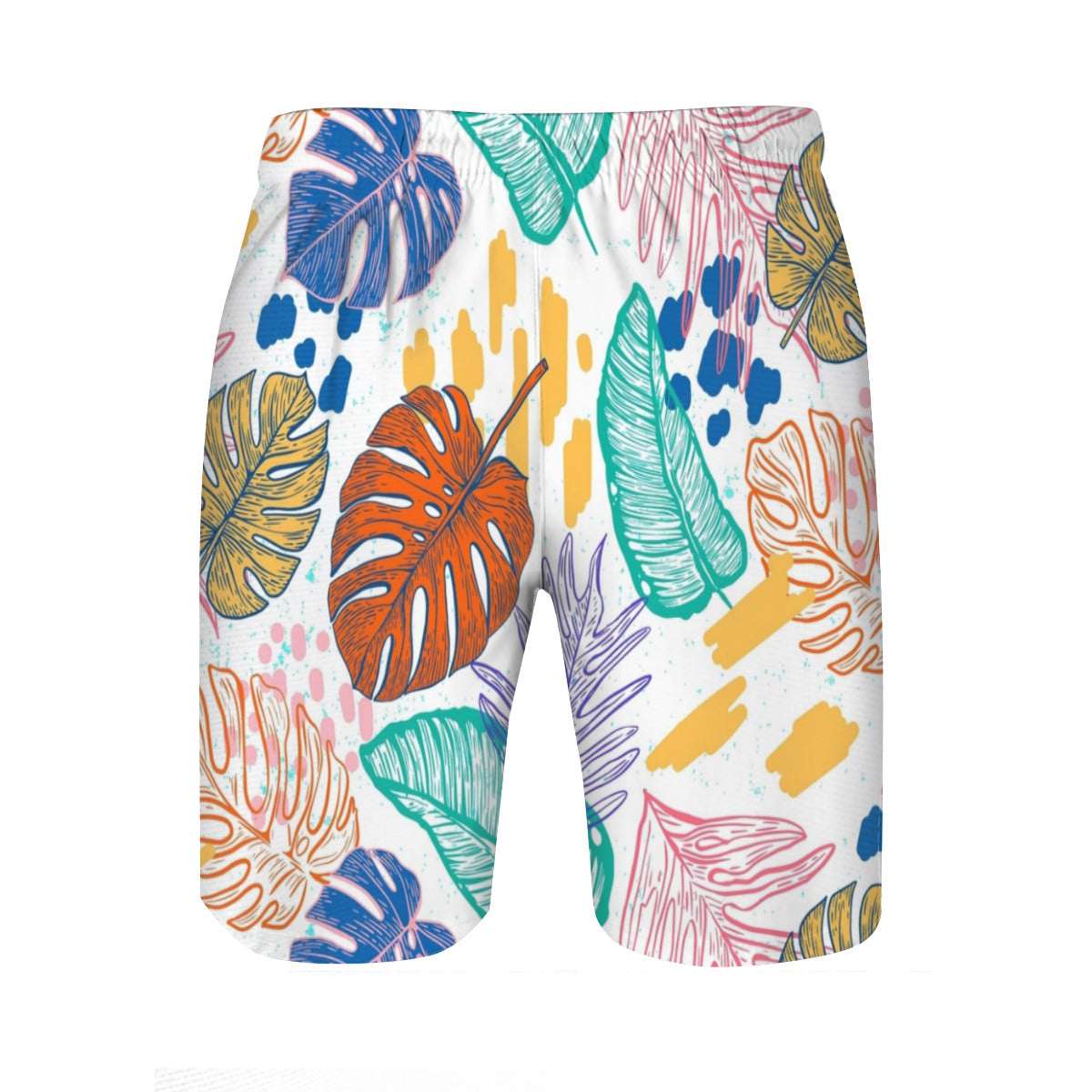 Tropical Leaves 015 Men's Swim Trunks No.9C4AEM