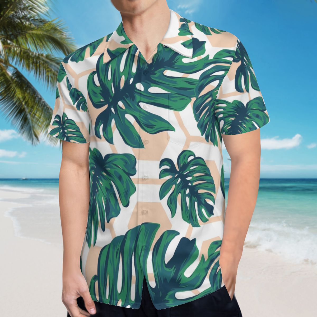 Tropical Leaves 018 Hawaiian Shirts No.9LQNOK