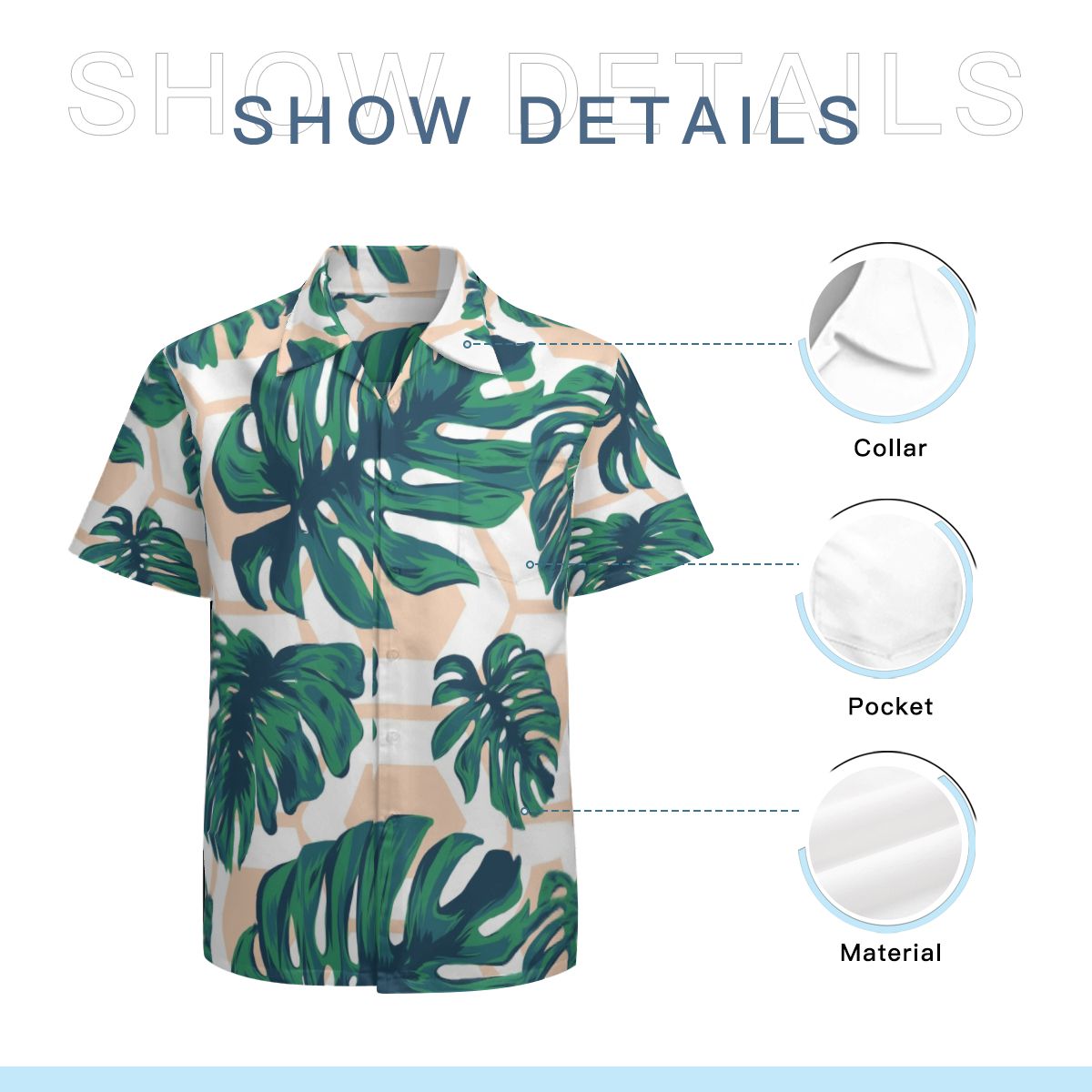 Tropical Leaves 018 Hawaiian Shirts No.9LQNOK