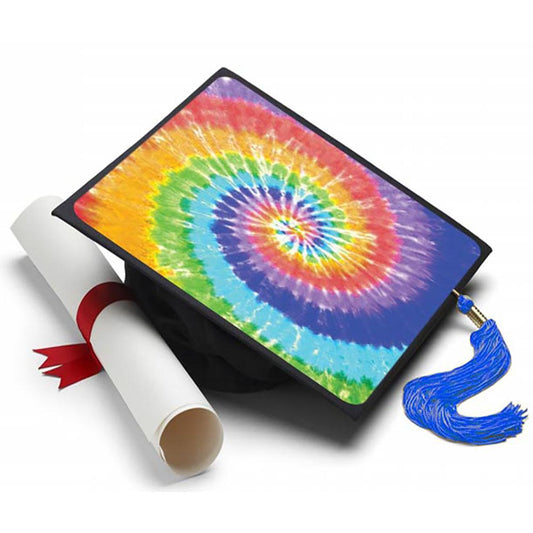 Tie Dye Grad Cap Tassel Topper