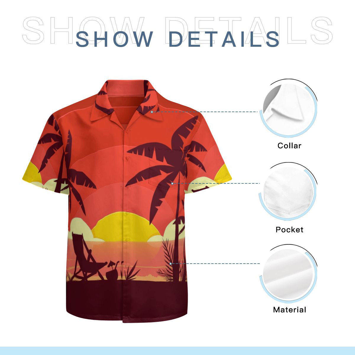 Hawaii Pattern 016 Hawaiian Shirts No.A2TWXW