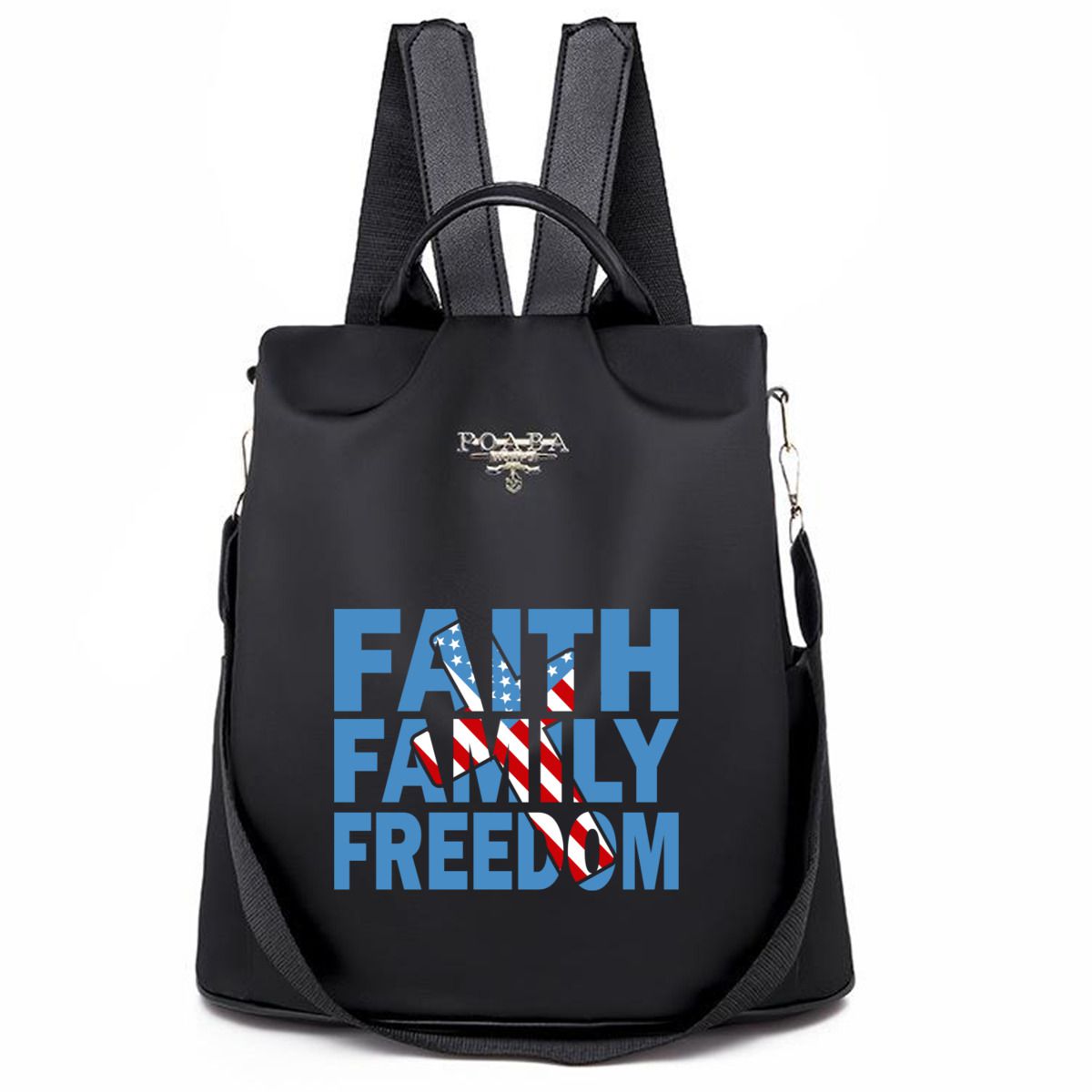 Faith Family Freedom Cross Backpack No.A8QPAS