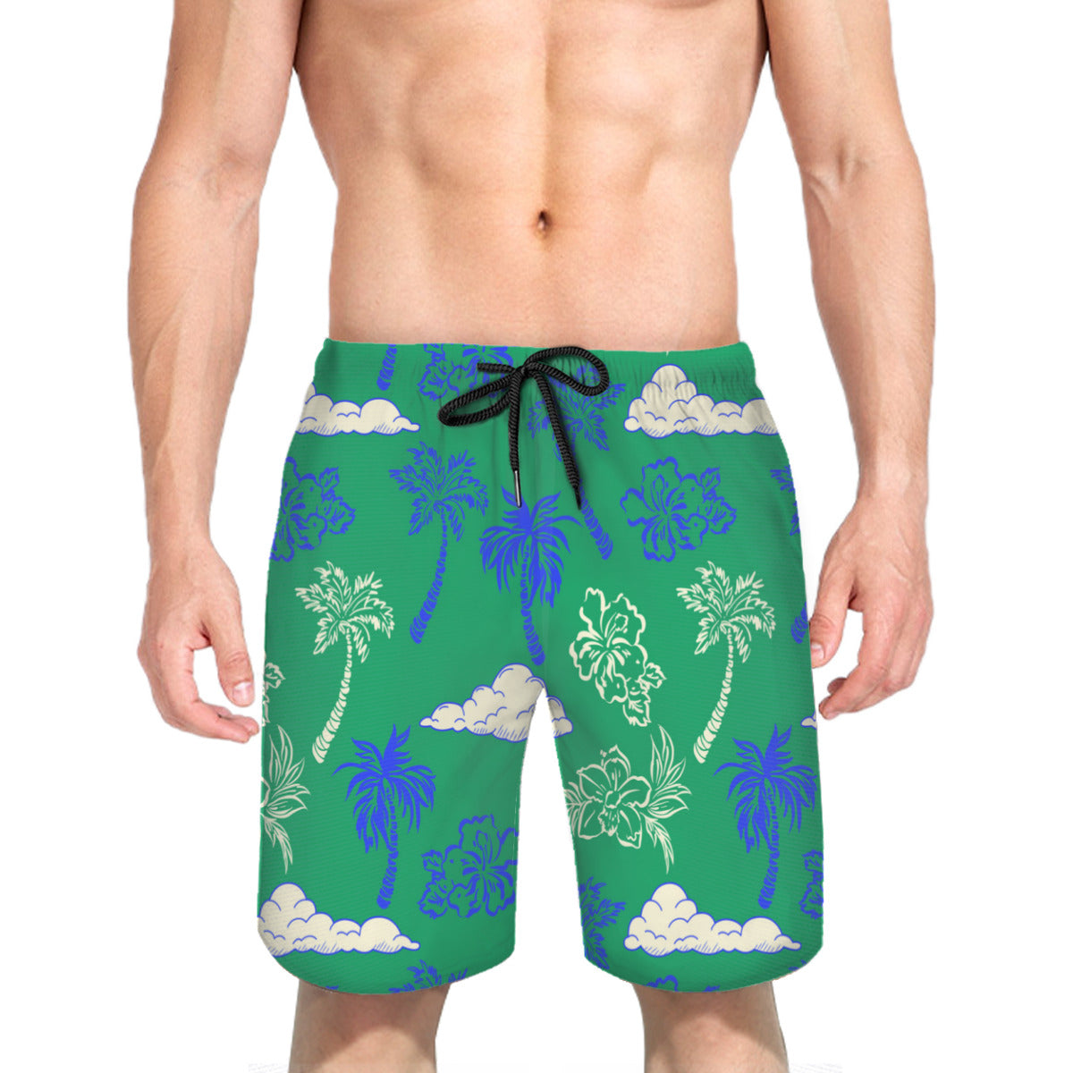 Tropical Leaves 012 Men's Swim Trunks No.AUPQHQ