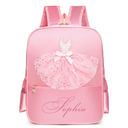 Personalized Custom Name Dance Dress Toddler Kid Backpack