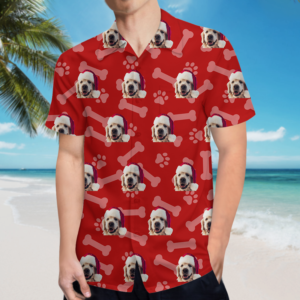 Upload Dog Cat Photo Christmas Personalized Custom Shirt