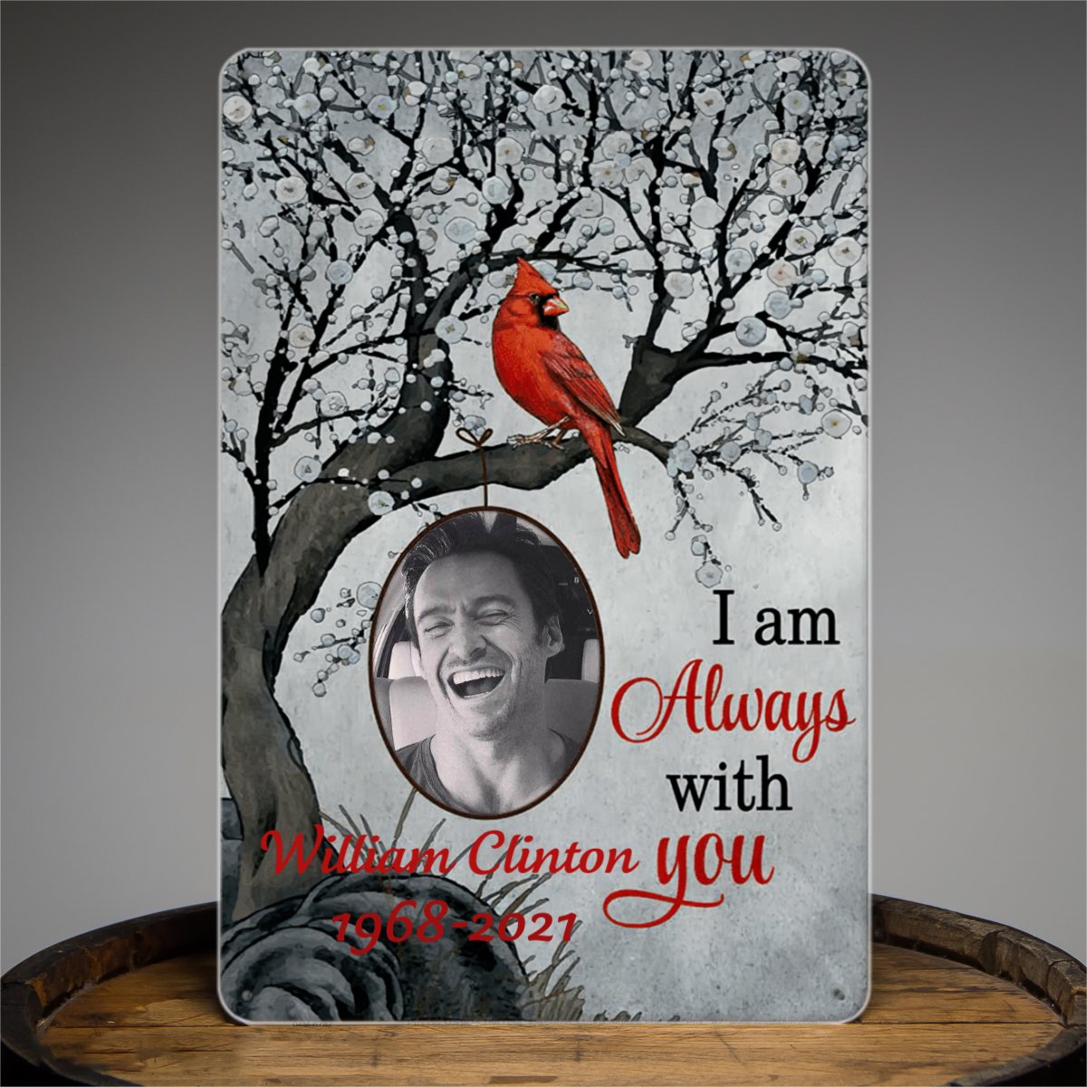 Always With You Blossom Tree Memorial Personalized Tin Signs