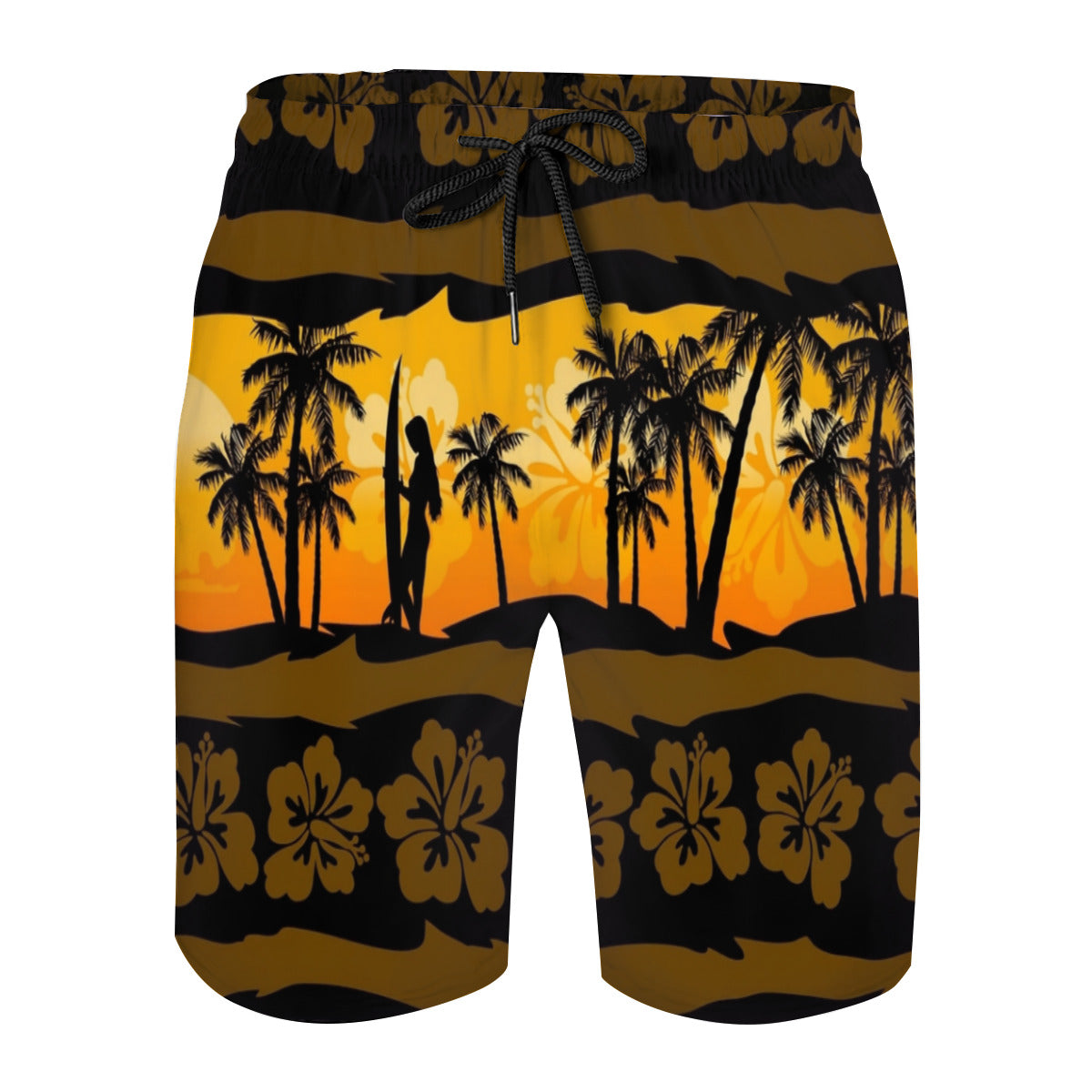 Hawaii Pattern 034 Men's Swim Trunks No.B2S9FY
