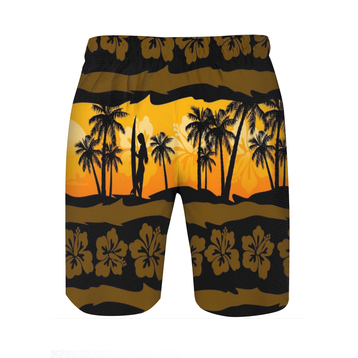 Hawaii Pattern 034 Men's Swim Trunks No.B2S9FY