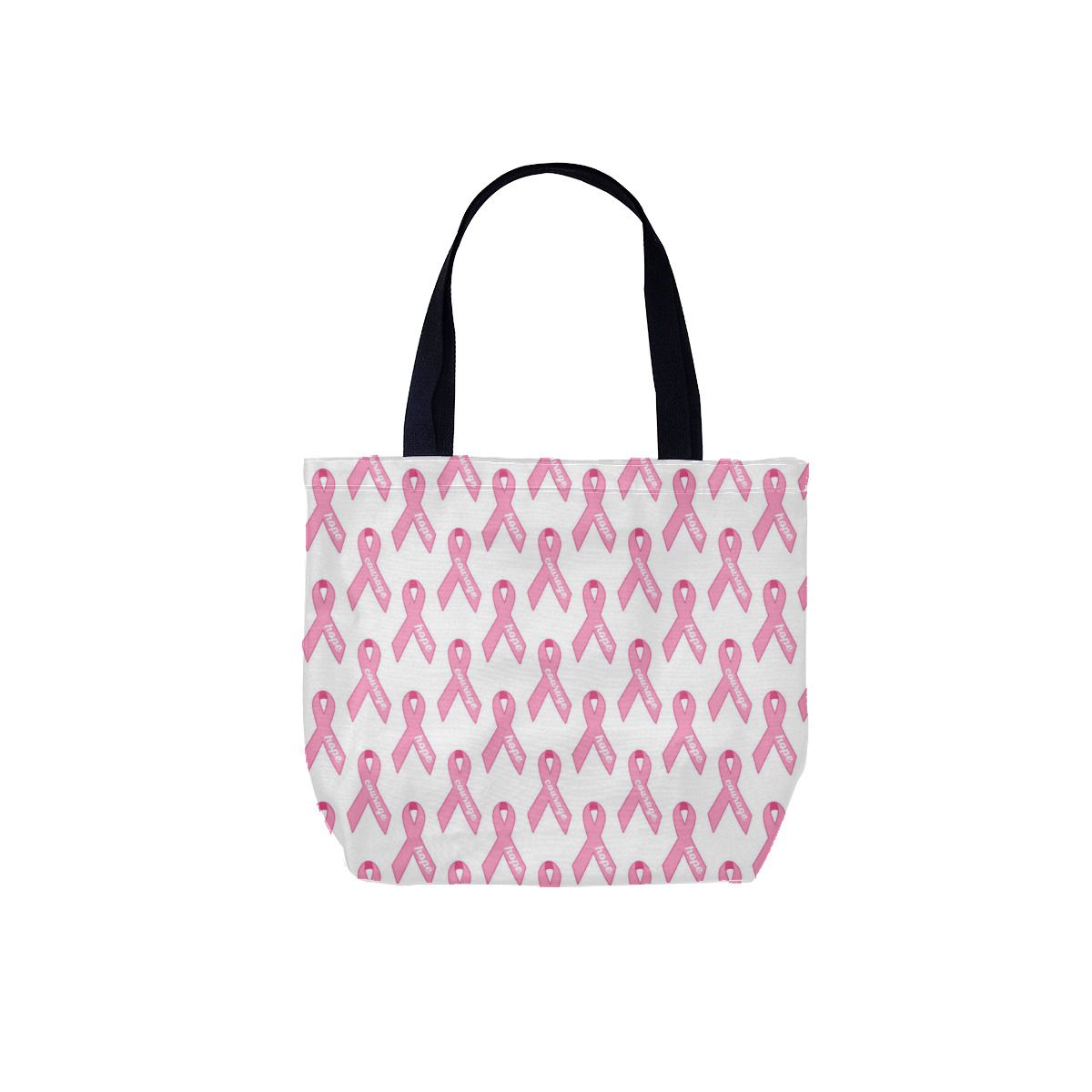 Pink Ribbon Breast Cancer Hope Canvas Bag No.C8H23R