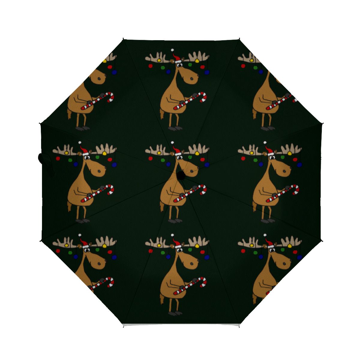 Funny Christmas Moose Umbrella No.B7NPWM