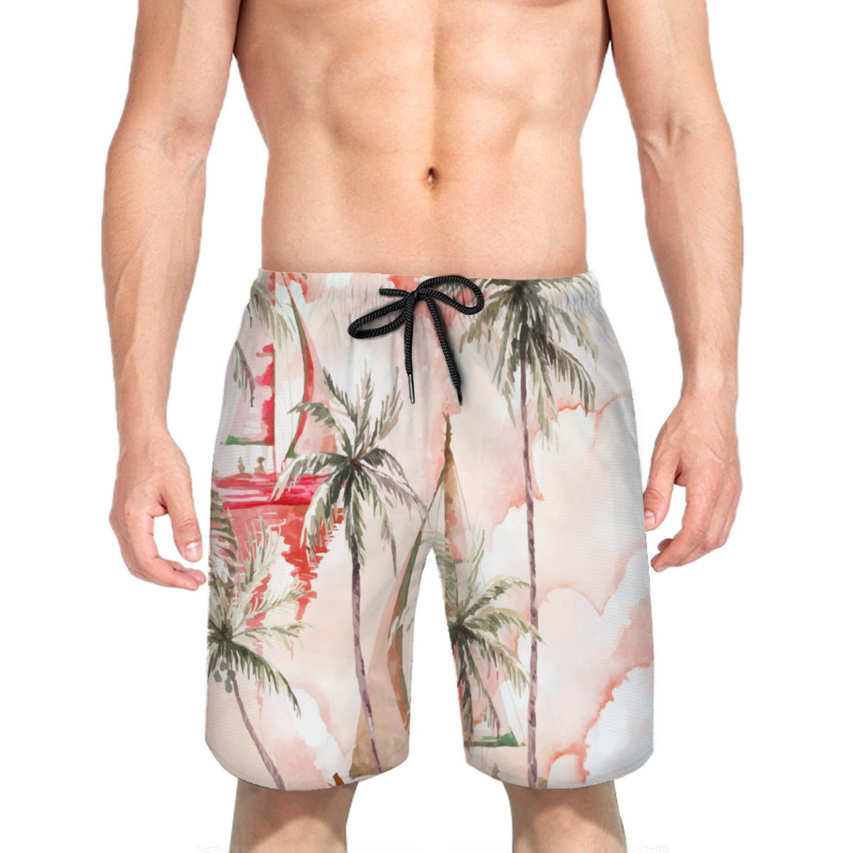 Hawaii Pattern 047 Men's Swim Trunks No.BC9RGT