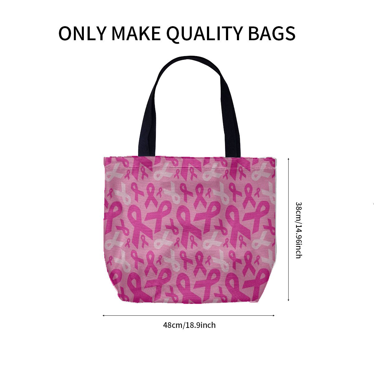 Breast Cancer Awareness Canvas Bag No.MOSF2H