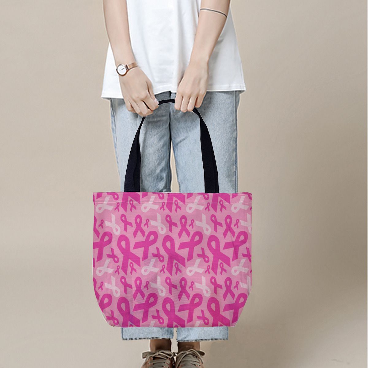 Breast Cancer Awareness Canvas Bag No.MOSF2H