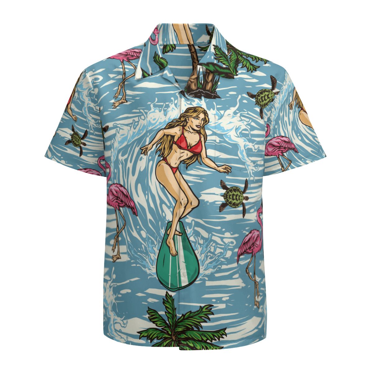 Flamingo 01 Hawaiian Shirts No.C2MOSY