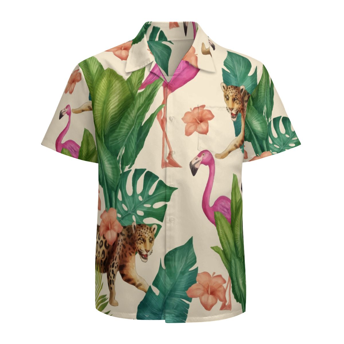 Tropical Leaves 014 Hawaiian Shirts No.CNBCG3