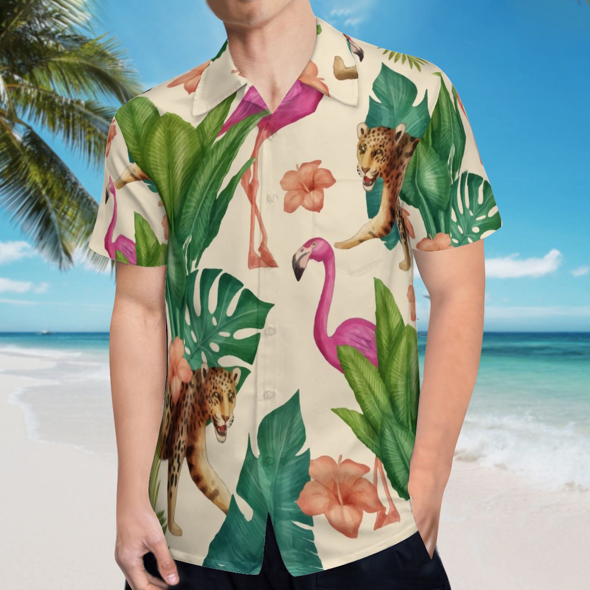 Tropical Leaves 014 Hawaiian Shirts No.CNBCG3